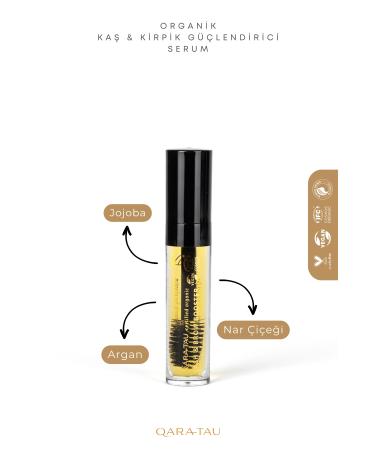 qaratau Organic Eyebrow & Eyelash Strengthening Serum 5ml - Buy Online on GoSupps.com