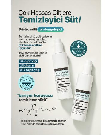 DERMA FACTORY Ph Balancing Gentle Make-Up Remover Milk Derma Factory Ph Balancing Cleansing Milk 240ml - Buy Online on GoSupps.com