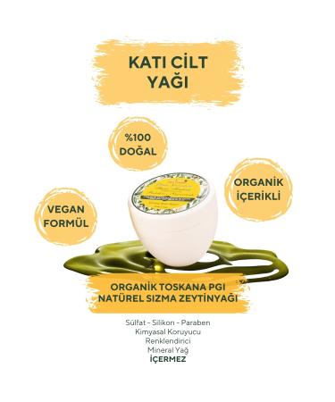 idea Toscana Organic Olive Oil Solid Skin Oil - 300 ml