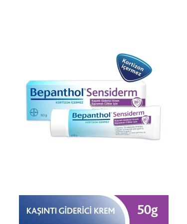 Bepanthol Sensiderm Cream That Eliminates Itching and Redness That May Occur Due to Dryness