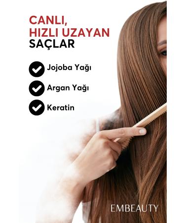 Embeauty Fast Hair Growth Serum Argan and Keratin Essence Anti-Loss 30 ml (SPECIAL FORMULA) - Buy Online on GoSupps.com