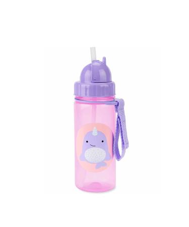 Skip Hop Narwhal Zoo Straw Drinker