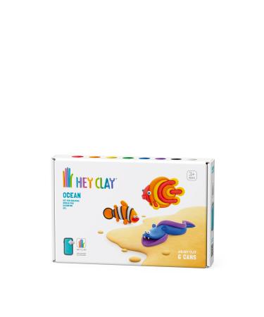 Hey Clay Ocean Clownfish Discus Fish and Eel 6-Pack Air Dry Clay