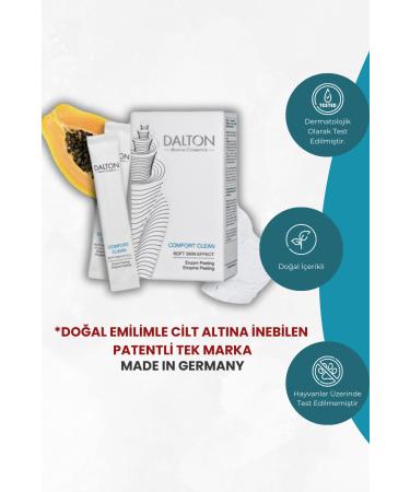 DALTON MARINE COSMETICS Purifying and Smoothing for All Skin Types Comfort Clean Sensitive Enzyme Peeling
