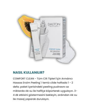 DALTON MARINE COSMETICS Purifying and Smoothing for All Skin Types Comfort Clean Sensitive Enzyme Peeling - Buy Online on GoSupps.com