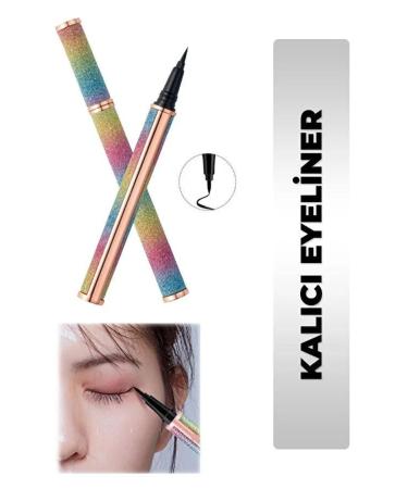 SETBEAUTY Black Eyeliner Waterproof Smudge-proof Long-lasting Black Eye Pencil