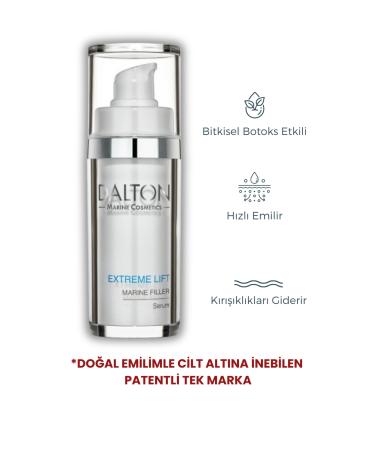 DALTON MARINE COSMETICS Instant Plumping Extreme Lift Serum with Botox Effect for Mature Skin - Buy Online on GoSupps.com