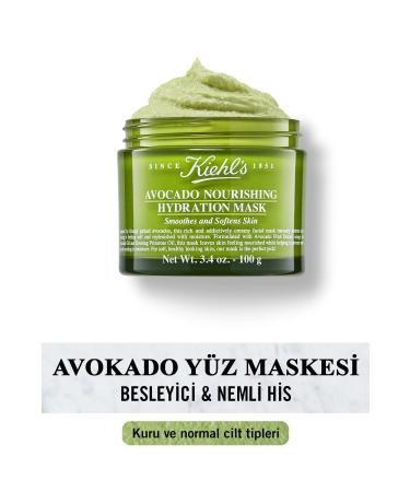 Kiehl's Avocado Face Mask for Dry to Normal Skin 100 gr