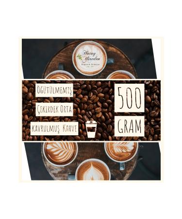Hatay Region Unground Medium Roasted Turkish Coffee Beans - 500 GR