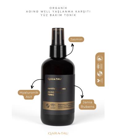 qaratau Organic Aging Well Anti-Aging Face Care Tonic 200ml - Buy Online on GoSupps.com