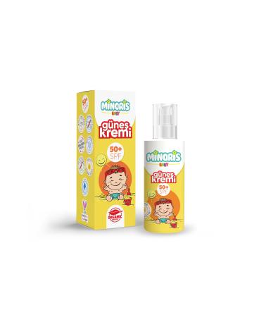 Minoris Baby Organic Sunscreen 50 Spf Vegan Zinc Oxide Based