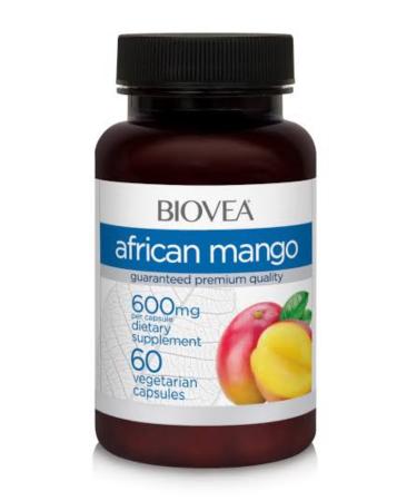 DETOX FORM Biovea African Mango Herbal Food Supplement 600 Mg 60 Capsules