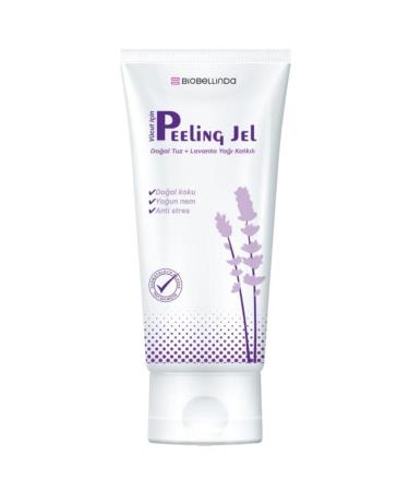 BioBellinda Body Peeling Gel with Natural Salt and Lavender - Buy Online on GoSupps.com