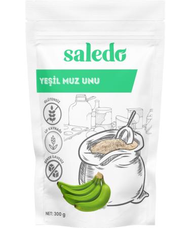 saledo Gluten-free Green Banana Flour 300 gr Additive-free Natural Vegan