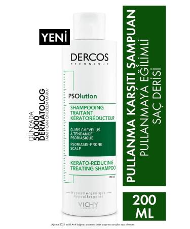 Vichy Dercos PSOlution - Anti-Flaking Itching and Eczema Care Shampoo 200 ml