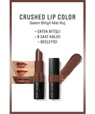 Bobbi Brown CRUSHED LIP COLOR INTENSELY PIGMENTED SATIN FINISH MATTE LIPSTICK - RICH COCOA PSSN1368