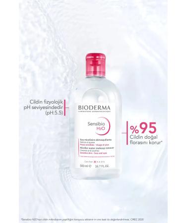 Bioderma Sensibio H2O Micellar Cleansing Water for Sensitive Skin 500 ML - Buy Online on GoSupps.com