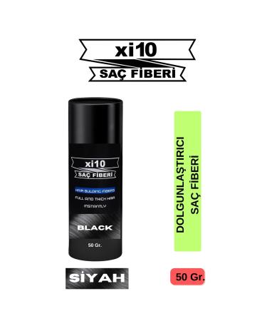 xi10 Hair Volumizing Black Hair Powder 50 Gr. Black Hair Fiber Topik