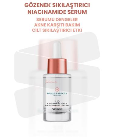 Bahar Babacan Skin Firming and Purifying Niacinamide Serum 30ml - Buy Online on GoSupps.com