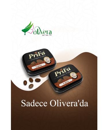 prifa 2-pack Coffee Latte Tablets Sugar-Free Real Coffee Sugar-Free Absorbable Coffee Tablets