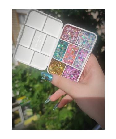 Serashine Glitter Gel Eye Shadow Creamy Gel Glitter Eye Shadow Palette