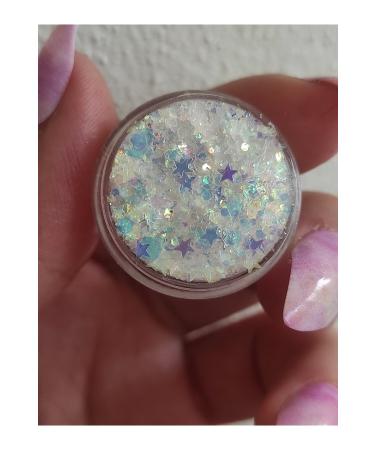 Serashine White Gel Glitter Eyeshadow Starry Reflective Face and Body Glitter-magic Box Alice Shiny Glitter - Buy Online on GoSupps.com