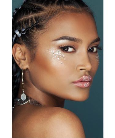 Serashine Gel Form Makeup Glitter Glittery Face Makeup White