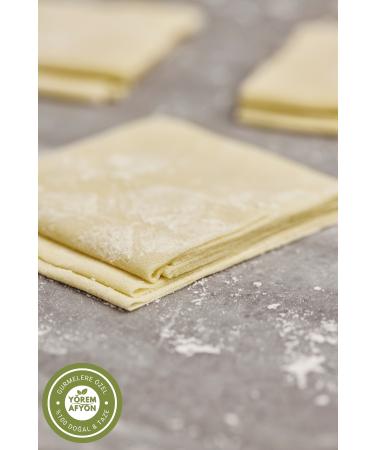 G l ehre Famous Afyon Whole Flour Plenty of Eggs Oil-Free Wood Fire Fried Meatless Ravioli Made by Mother | 500gr - Buy Online on GoSupps.com