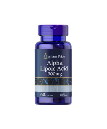 Puritan's Pride Alpha Lipoic Acid 300 Mg 60 Capsules