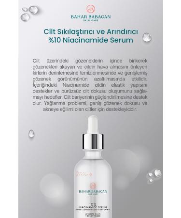 Bahar Babacan Skin Firming and Purifying Niacinamide Serum 30ml - Buy Online on GoSupps.com