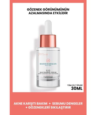 Bahar Babacan Skin Firming and Purifying Niacinamide Serum 30ml - Buy Online on GoSupps.com