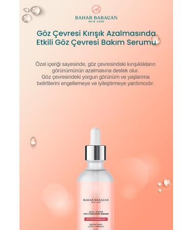 Bahar Babacan Eye Contour Wrinkle Reduction Effective Eye Contour Care Serum 30ml - Buy Online on GoSupps.com