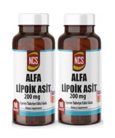 Ncs Coenzyme Q-10 Alpha Lipoic Acid L-carnitine 2X90 Tablets - Pill Box