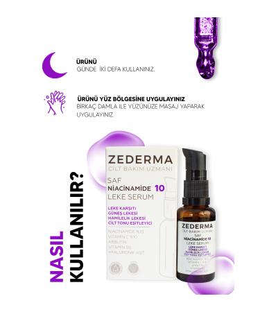 ZEDERMA Pure Niacinamide 10 Spot Serum & Skin Tone Equalization - Buy Online on GoSupps.com