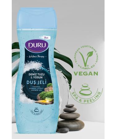 Duru Wellness Therapy Sea Salt & Algae Shower Gel 3x450ml - Buy Online on GoSupps.com