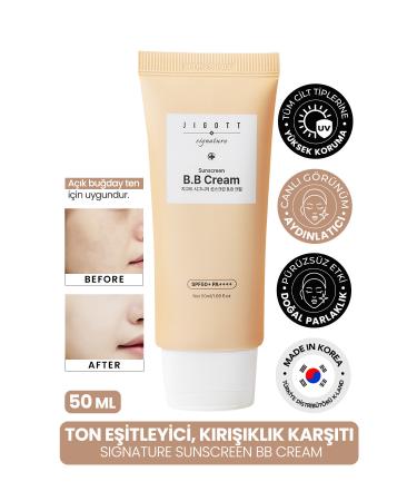 Jigott Tone Equalizer Anti-Wrinkle Jigott SPF 50 PA ++++ Sunscreen BB Cream50 ML