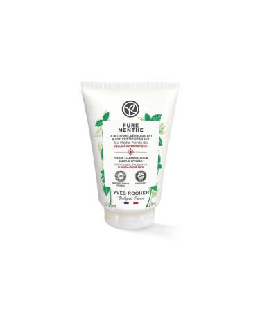 Yves Rocher Pure Menthe - Anti-Blackhead Deep Purifying Prebiotic Washing Gel
