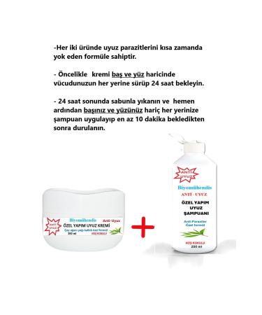 Biyom hendis Scabies Shampoo 250 ml and Scabies Cream 300 ml for Family Use - Buy Online on GoSupps.com