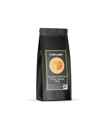 Cafe Ambruvase Ambruvase Caramel Flavored Filter Coffee 500 Gr