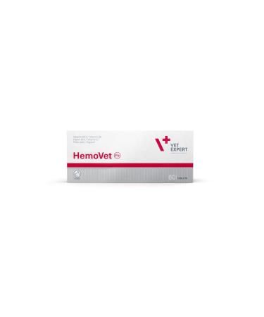vet expert HEMOVET HEART HEALTH VITAMIN B12 / VITAMIN B6 / HAEM IRON / VITAMIN C / FOLIC ACID / COPPER 60 TABLETS