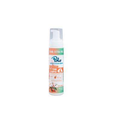 FOAM SHAMPOO FOR CATS AND DOGS WITH POMEGRANATE FLOWER SCENT 225 ML +25 ML DOES NOT REQUIRE RINSING