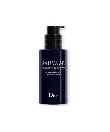 Dior Sauvage The Cleanser - Face Cleanser for Men Black Charcoal and Cactus 125 ml