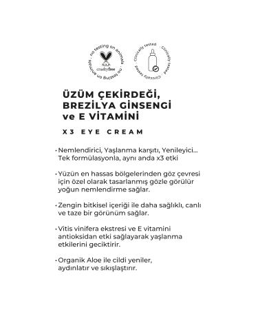 GLOI 3 Effect Eye Cream - Under Eye Bags and Dark Circle Remover Anti-Dark Circle - Buy Online on GoSupps.com