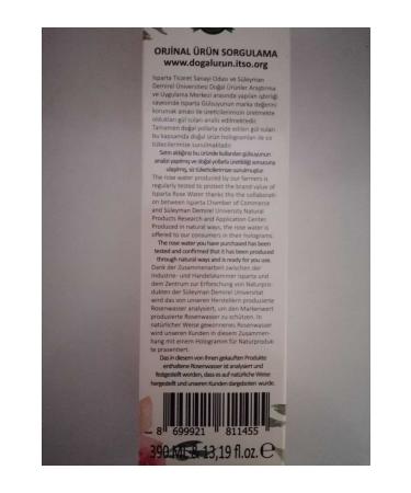 Clean Rose Rose Water 0 Natural Boxed - Buy Online on GoSupps.com