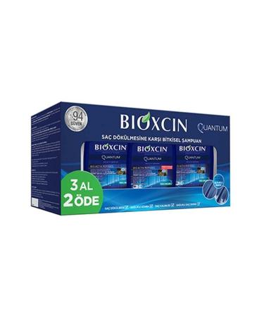 Bioxcin Quantum Shampoo (For Oily Hair) 3x300 ml Shampoo for Oily Hair.ekz3