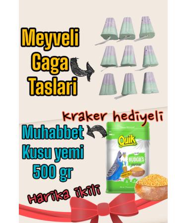 ozzipetshop Beak Stone and Bird Food for Budgies 500 gr