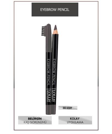 Lollis Eyebrow Pencil 303 Ashy / Eyebrow Pencil 303 Ash Color