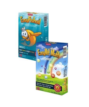 EASYVIT Easyfishoil Omega 3 Chewable 30 Gel Tablets Easyvit Multi Omega 3 30 Chewable Gel Form (smart