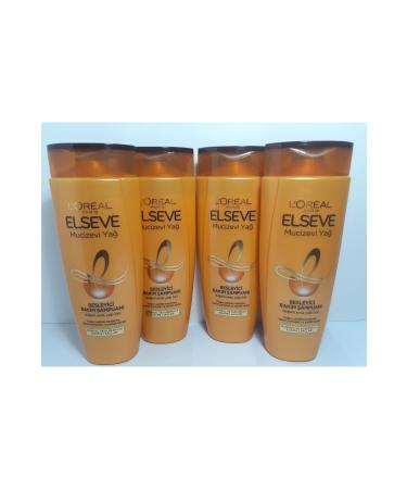 Elseve Shampoo Miraculous Oil 450 ml x 4 Pieces