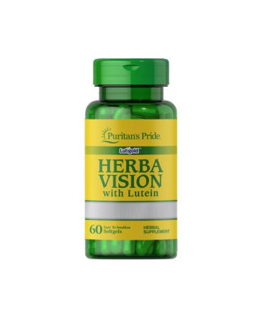 Puritan's Pride Herbavision With Lutein And Bilberry 60 Capsules